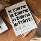 Je T’aime Poster