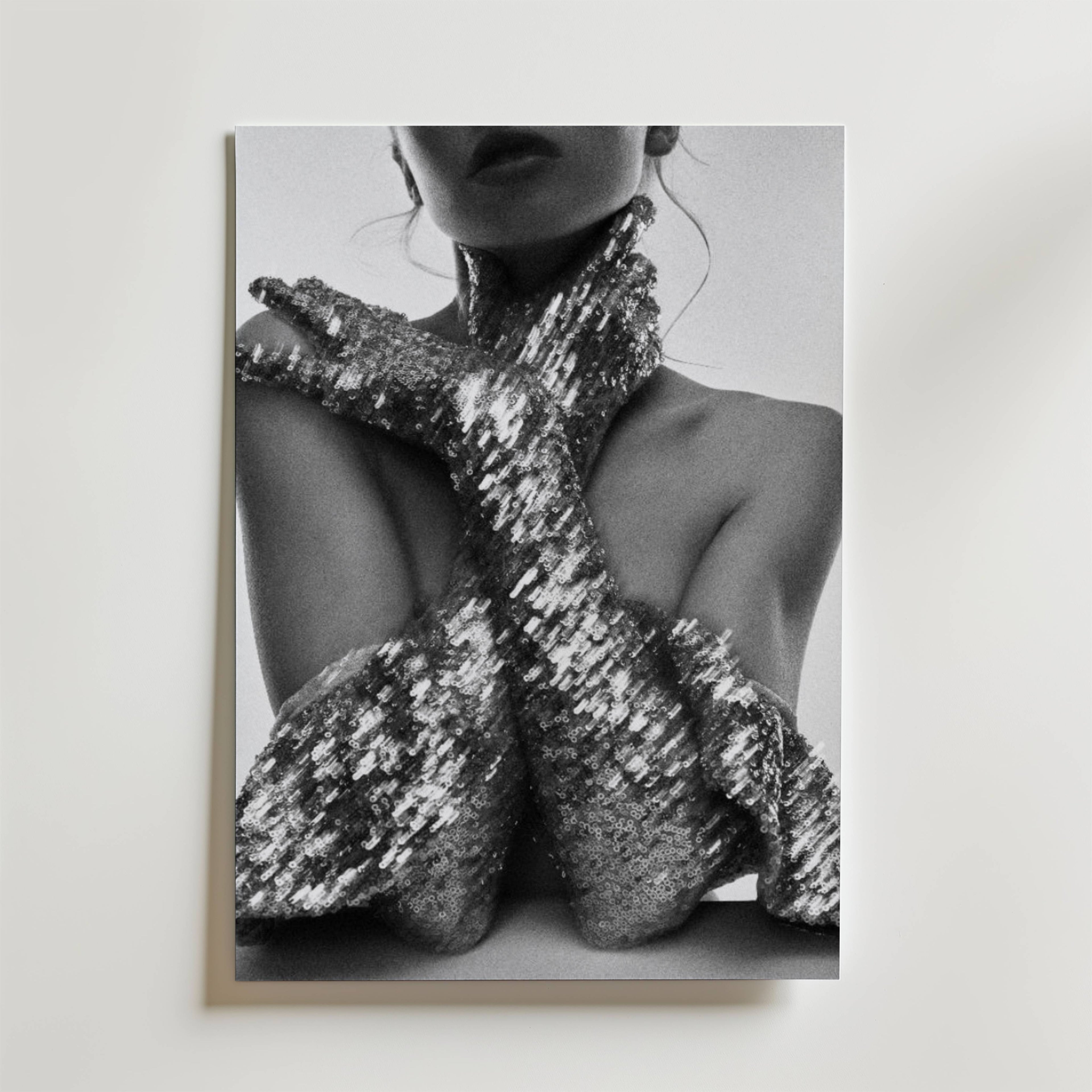 Sequin Elegance Poster