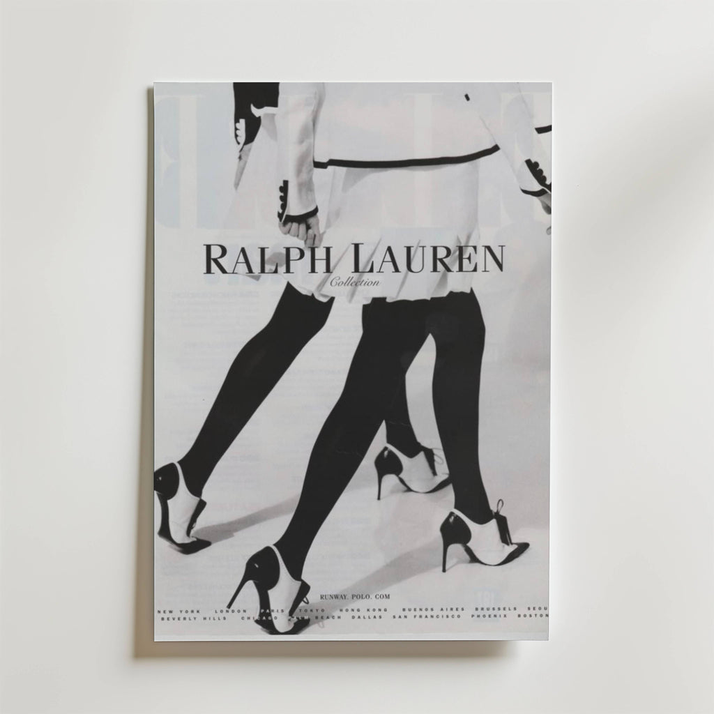 Ralph Lauren Runway Elegance Poster