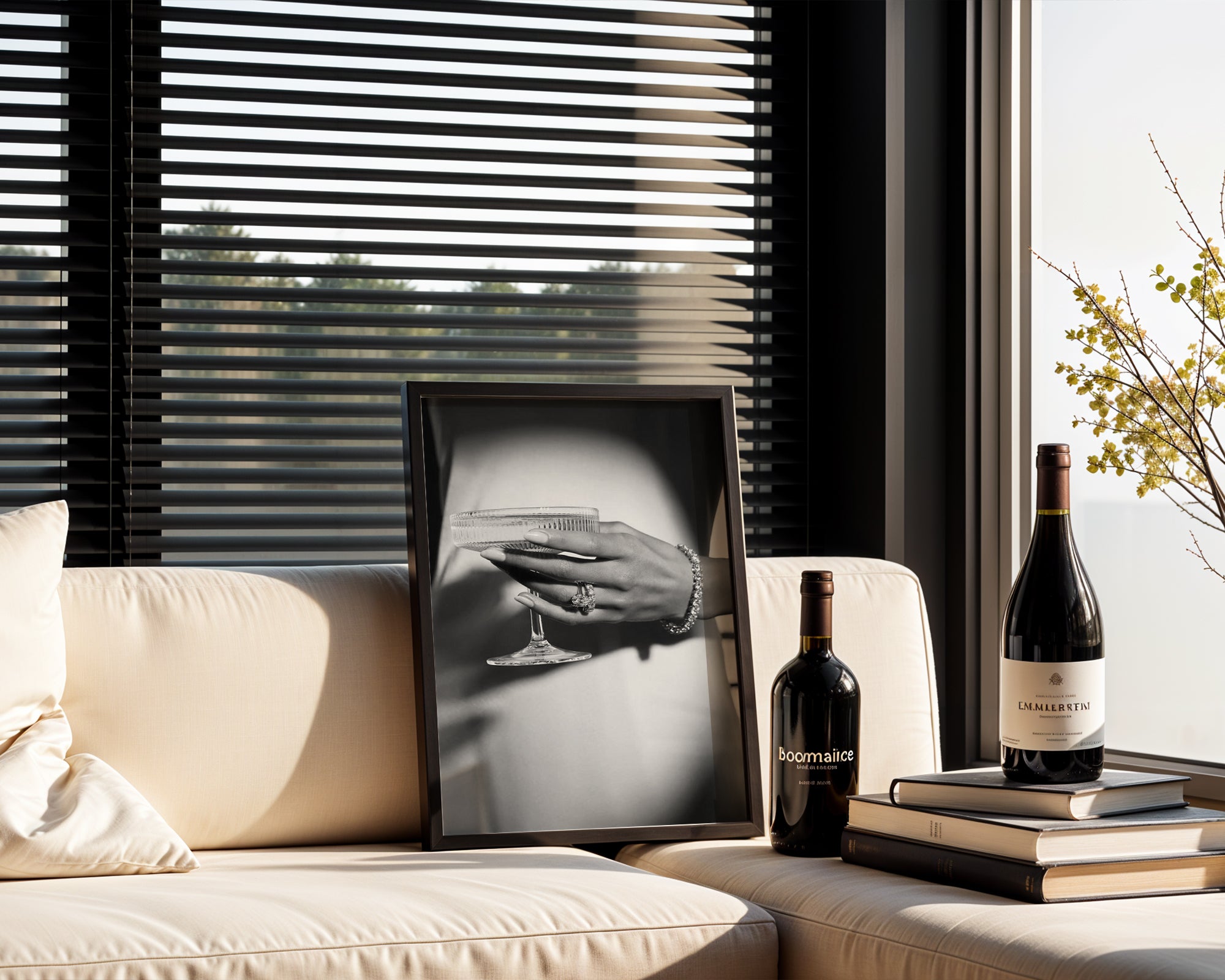 Champagne Elegance Poster