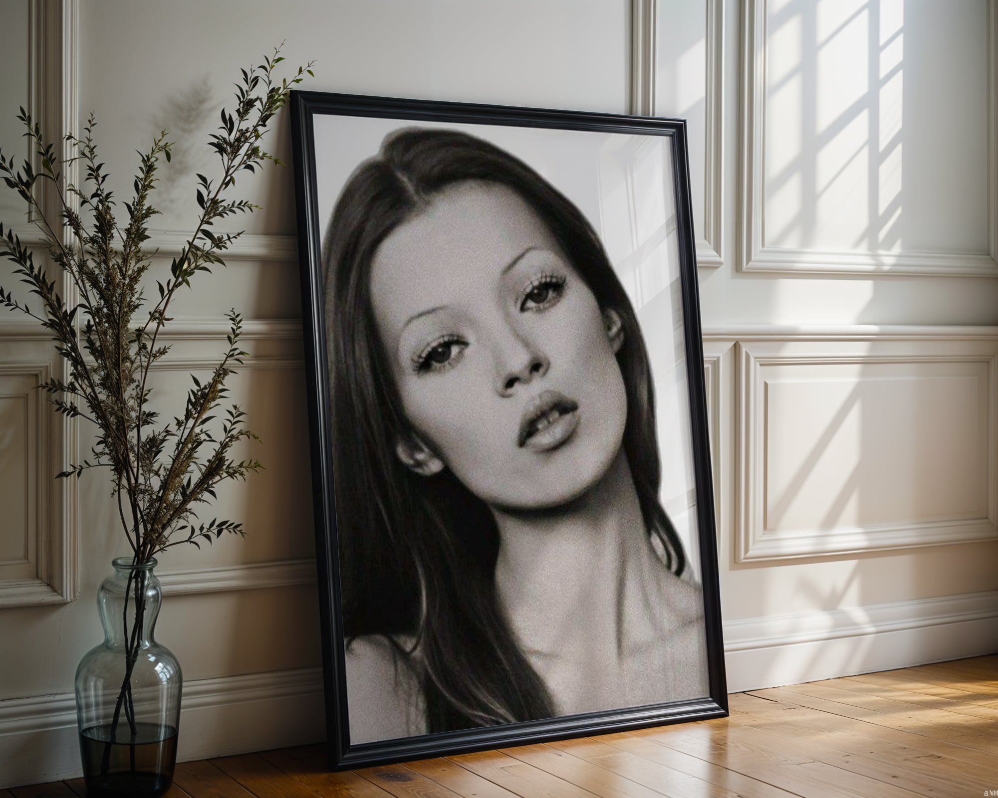 Kate Moss Portrait Poster