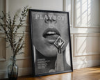 Playboy Lips Poster