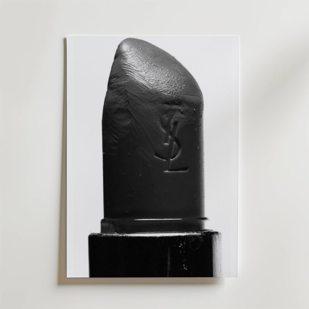 Black Lipstick YSL Poster