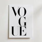 Vogue Letters Poster