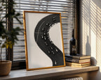 Racing Curve Poster