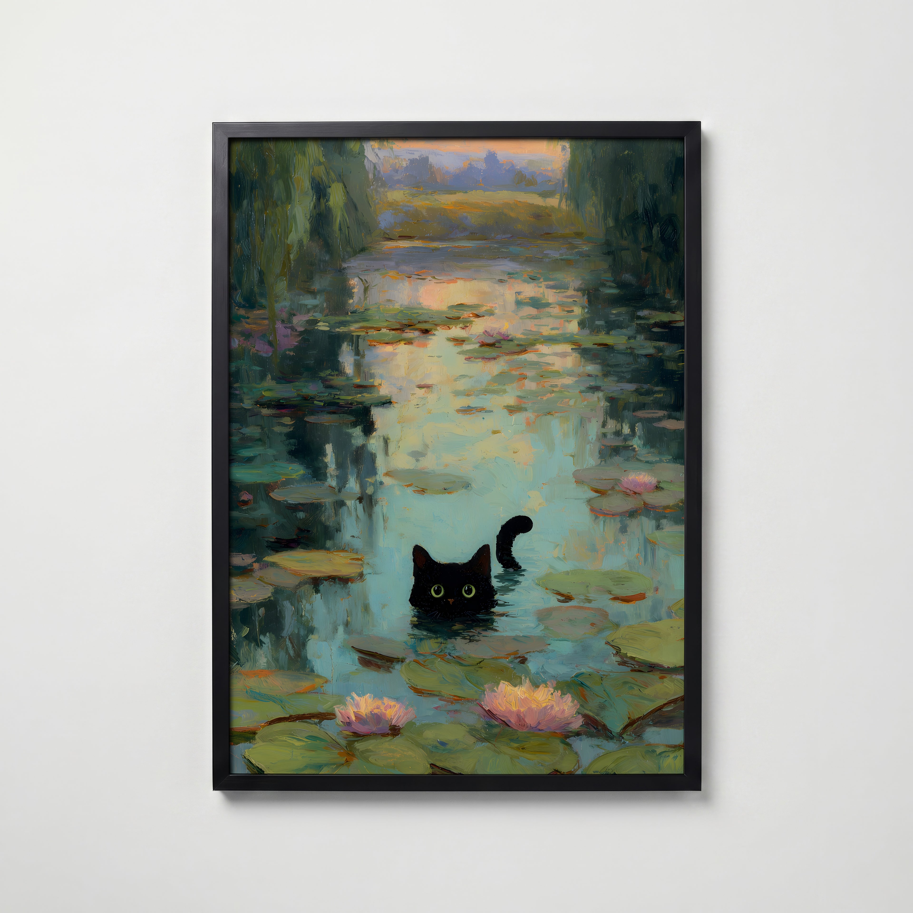 Midnight Reflections Poster – köp affisch till hemmet – Bozetto väggdekoration