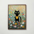 Morning Coffee Cat Poster affisch – stilren väggdekoration – Bozetto posters