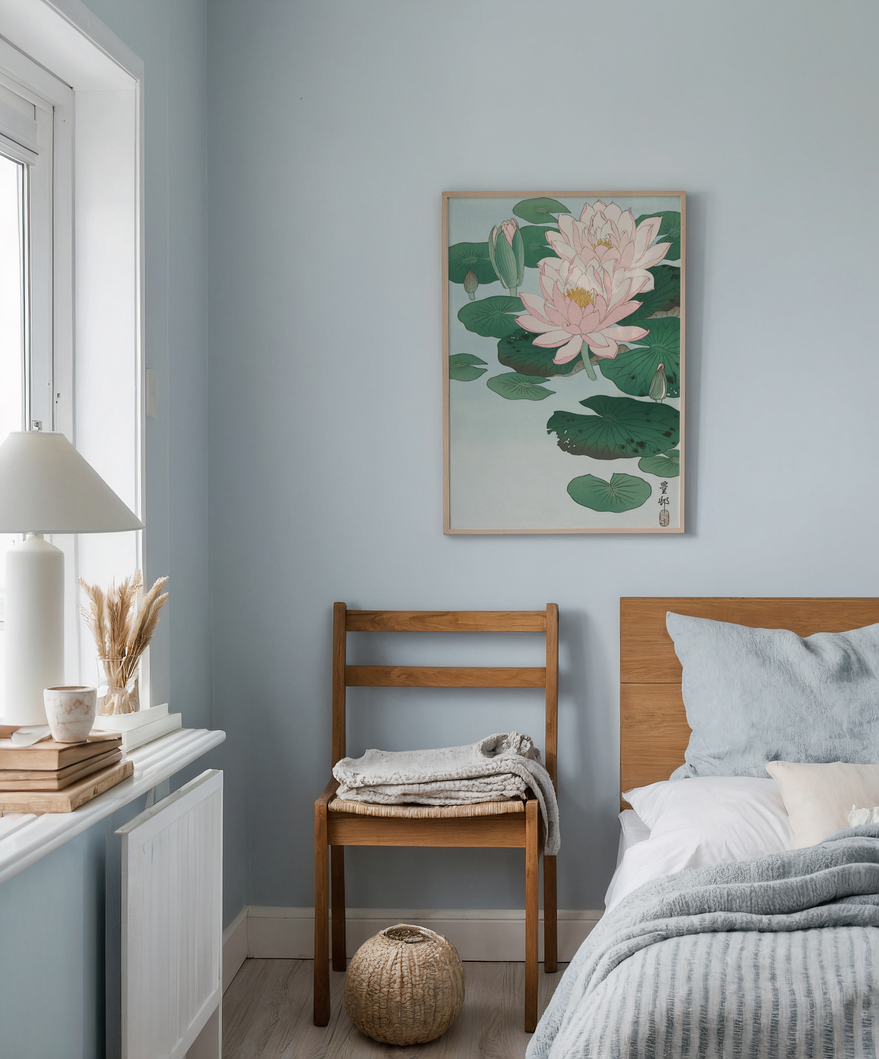 Ohara Koson Lotus Serenity Poster