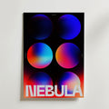 Nebula Color Study – stilfullt konsttryck från Bozetto, tryckt på matt finpapper