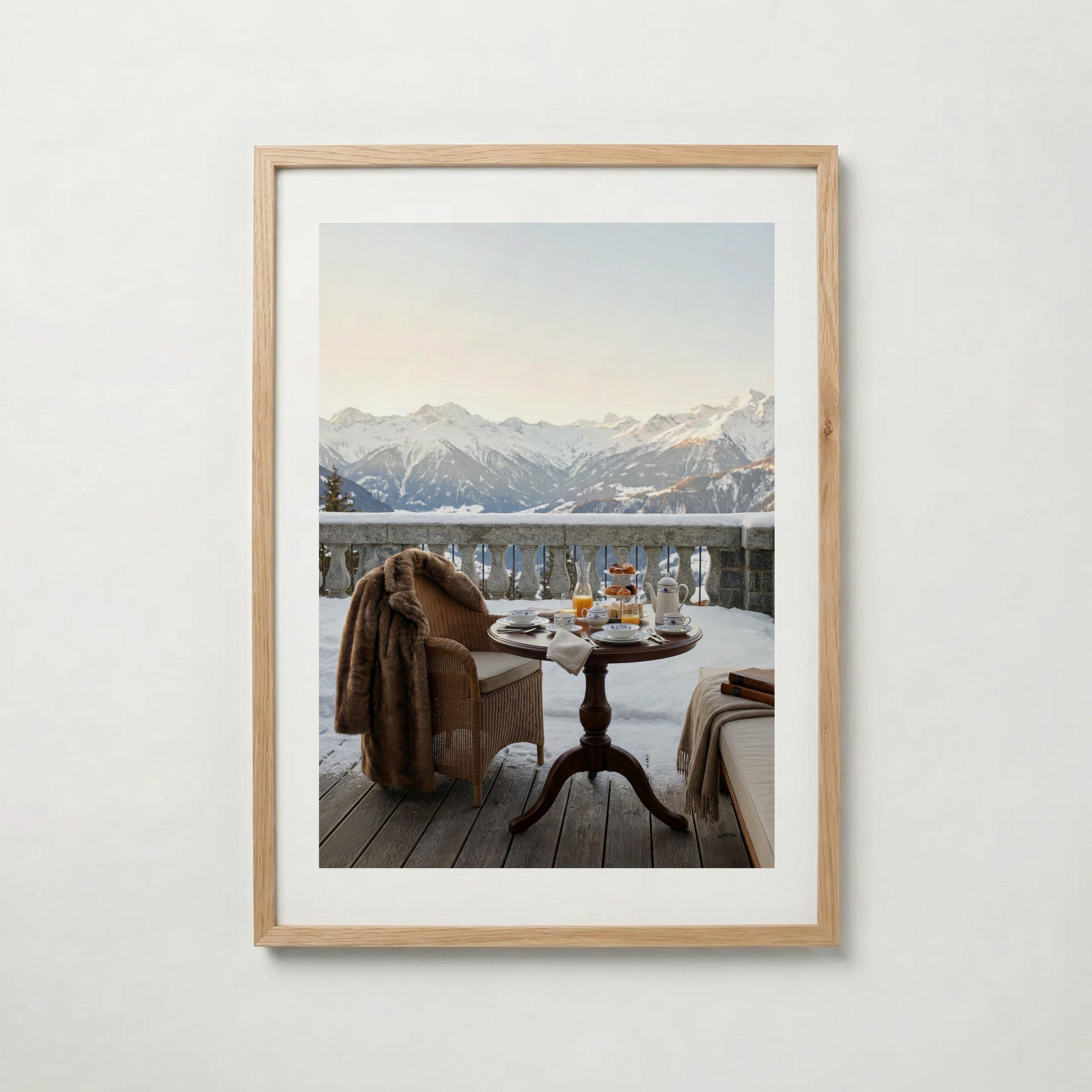 Alpine Morning Indulgence Poster