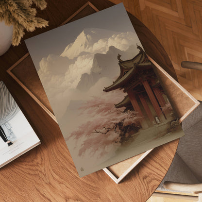 Old Temple in Japan Poster