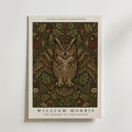 Owl in the Oaks William Morris Poster