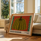 Yayoi Kusama – Pumpkin (1990) Poster