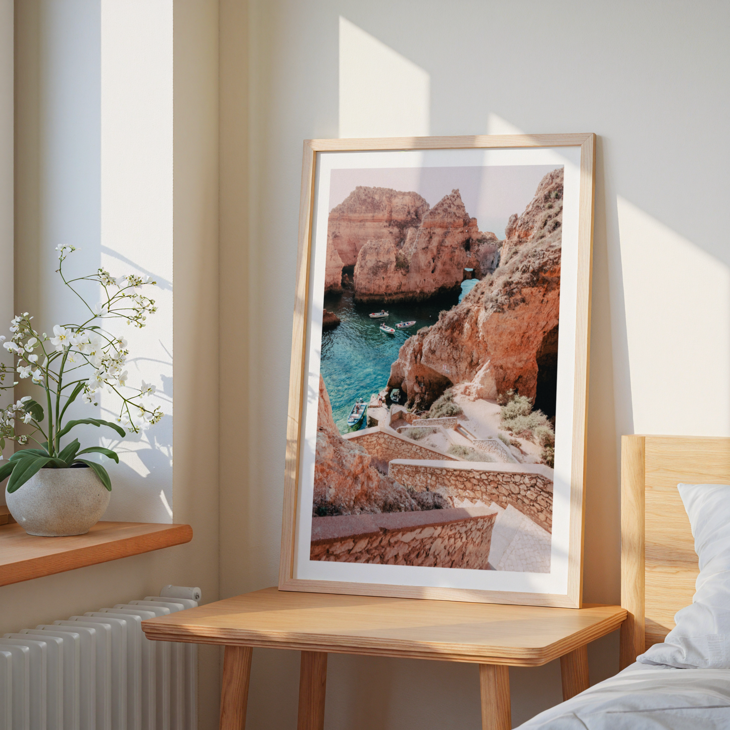 Mediterranean Cliff Escape Poster