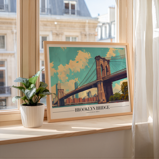 Brooklyn Bridge Poster