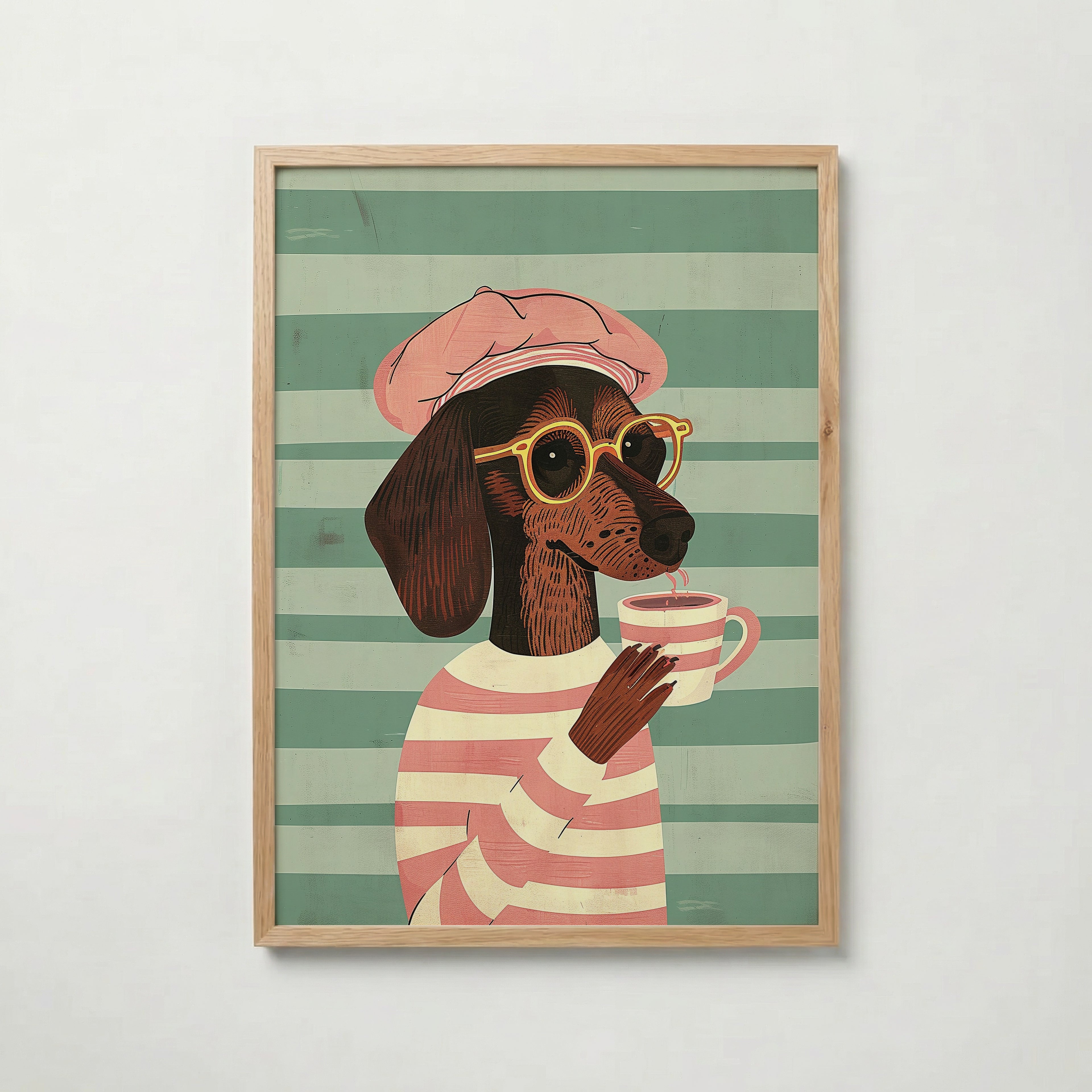 Parisian Pup Poster