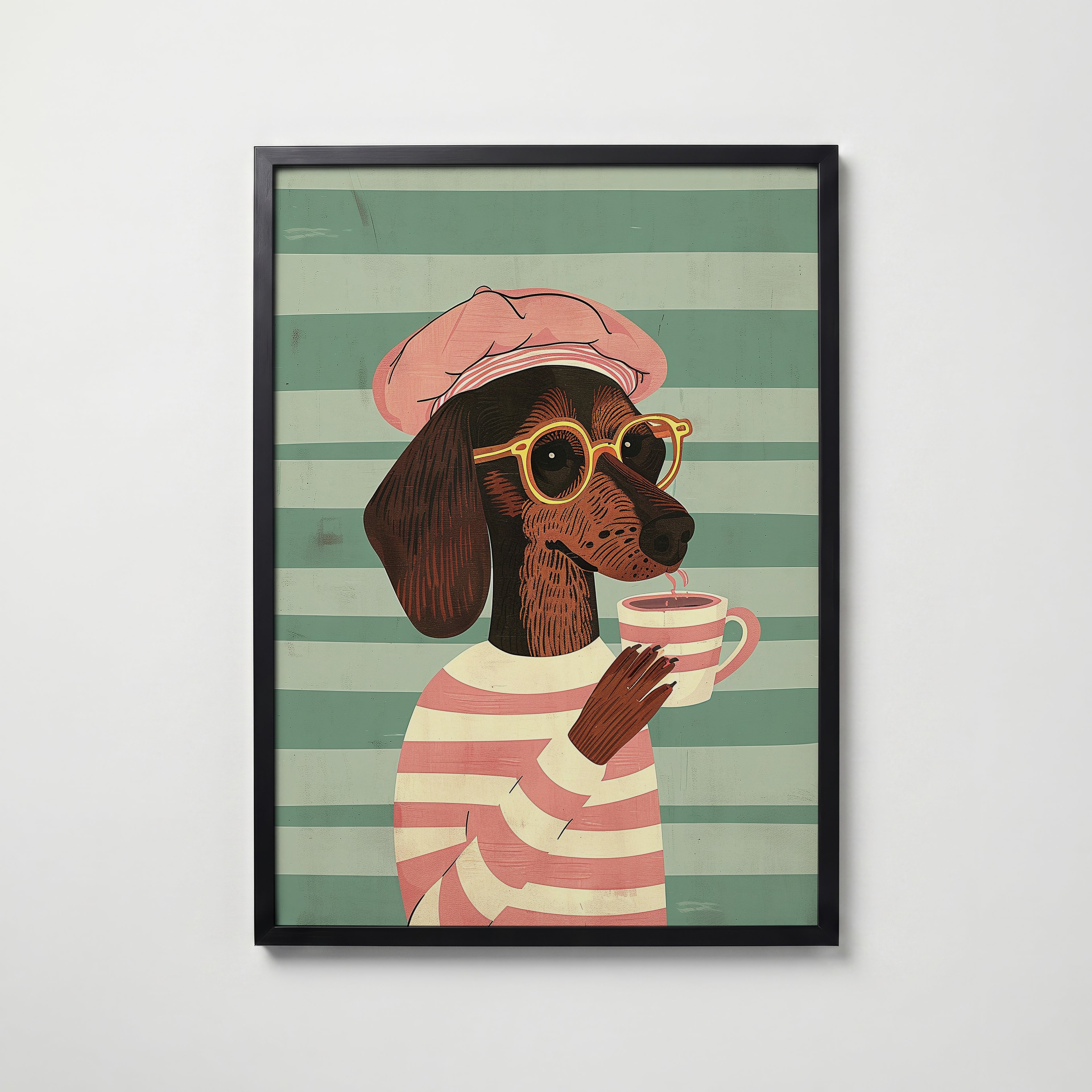 Parisian Pup Poster