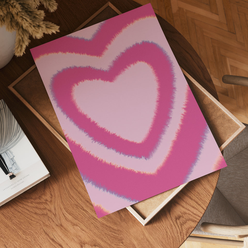 Electric Heart Poster