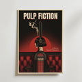 Pulp Fiction – Retro Edition – stilfullt konsttryck från Bozetto, tryckt på matt finpapper