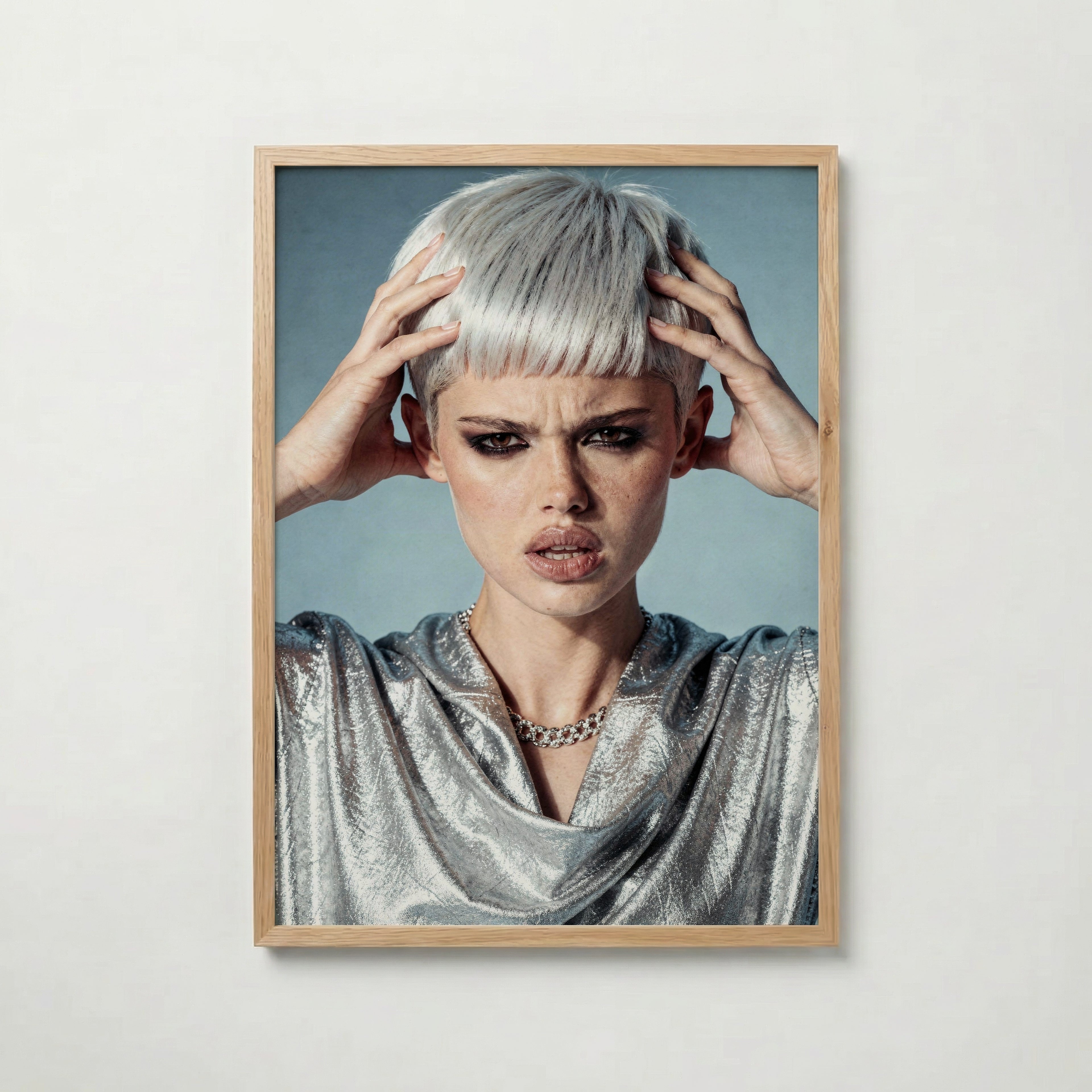 Silver Edge Poster med ekram