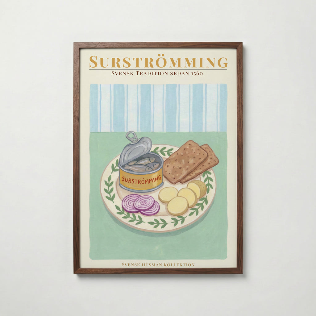 Surströmming Poster – köp affisch till hemmet – Bozetto väggdekoration