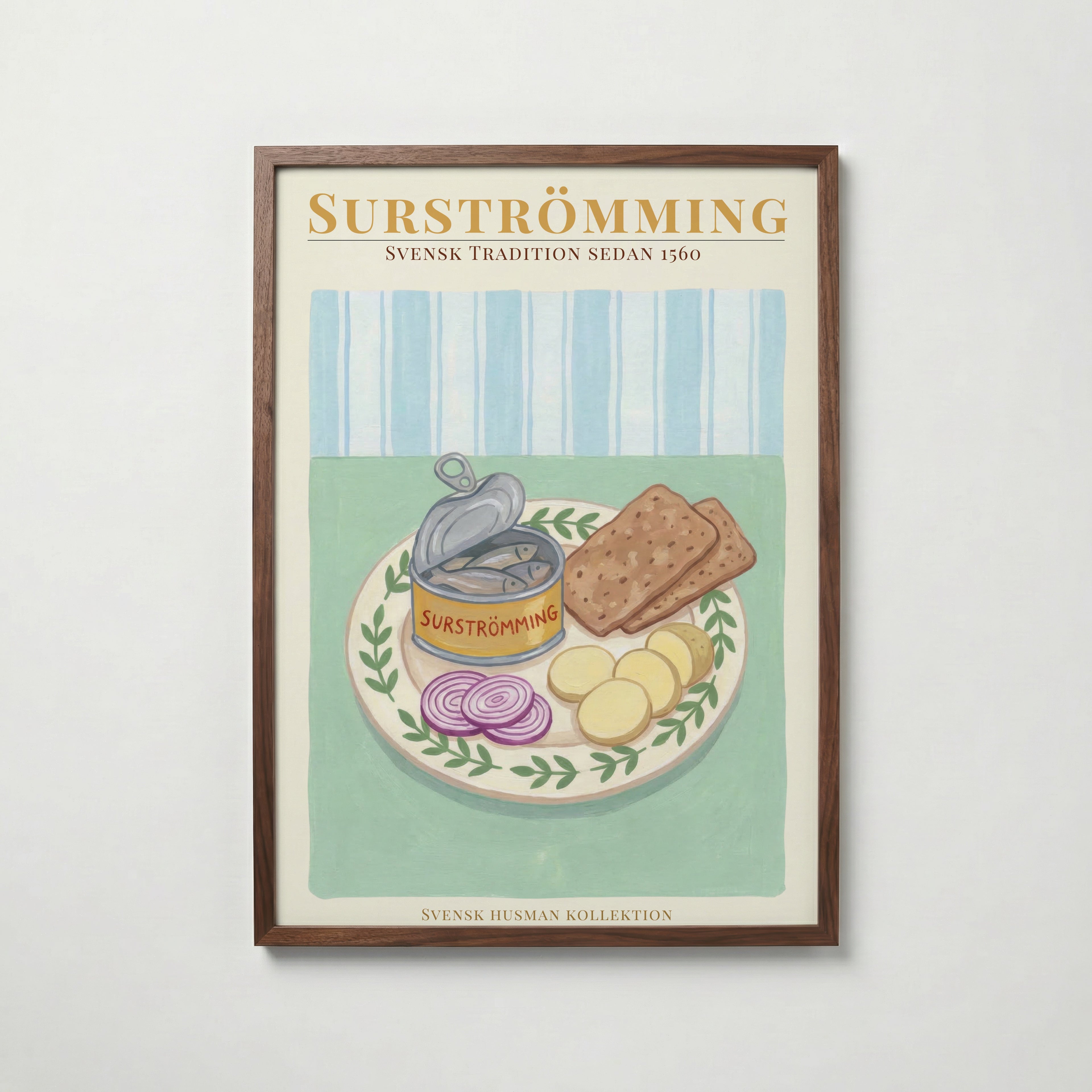 Surströmming Poster – köp affisch till hemmet – Bozetto väggdekoration