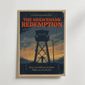 The Shawshank Redemption – stilfullt konsttryck från Bozetto, tryckt på matt finpapper