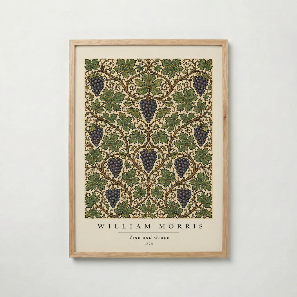 Vine and Grape William Morris Poster
