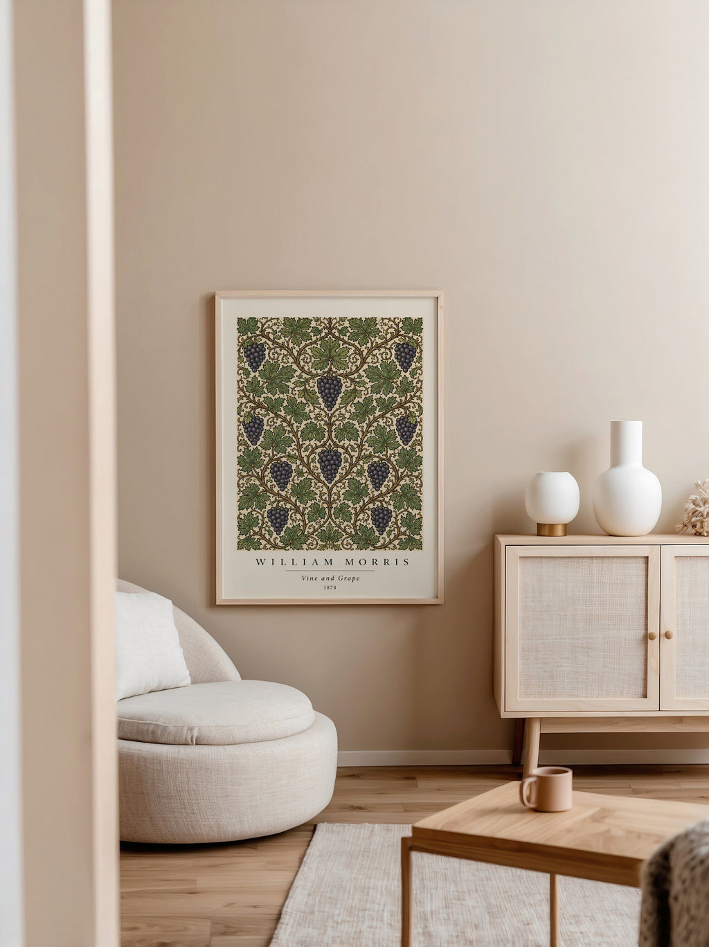 Vine and Grape William Morris Poster