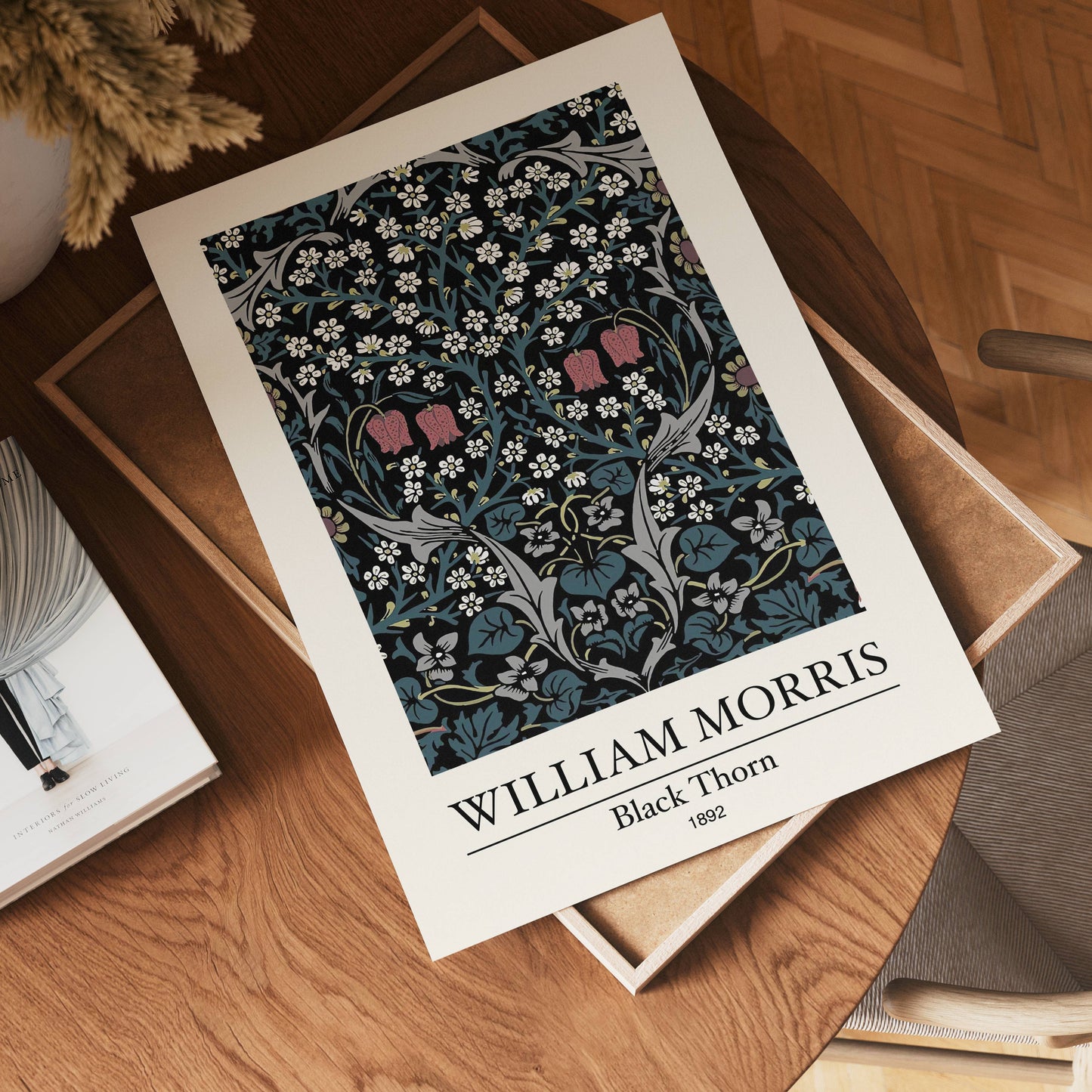 William Morris Black Thorn Poster