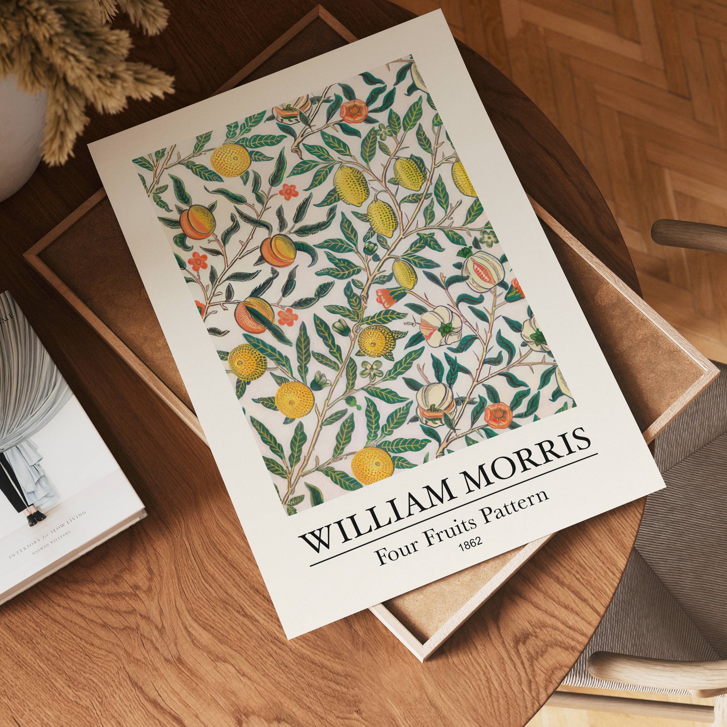 William Morris Four Fruits Pattern Poster