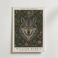 Wolf in the Holly William Morris Poster