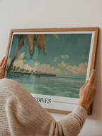 Maldives Paradise Poster