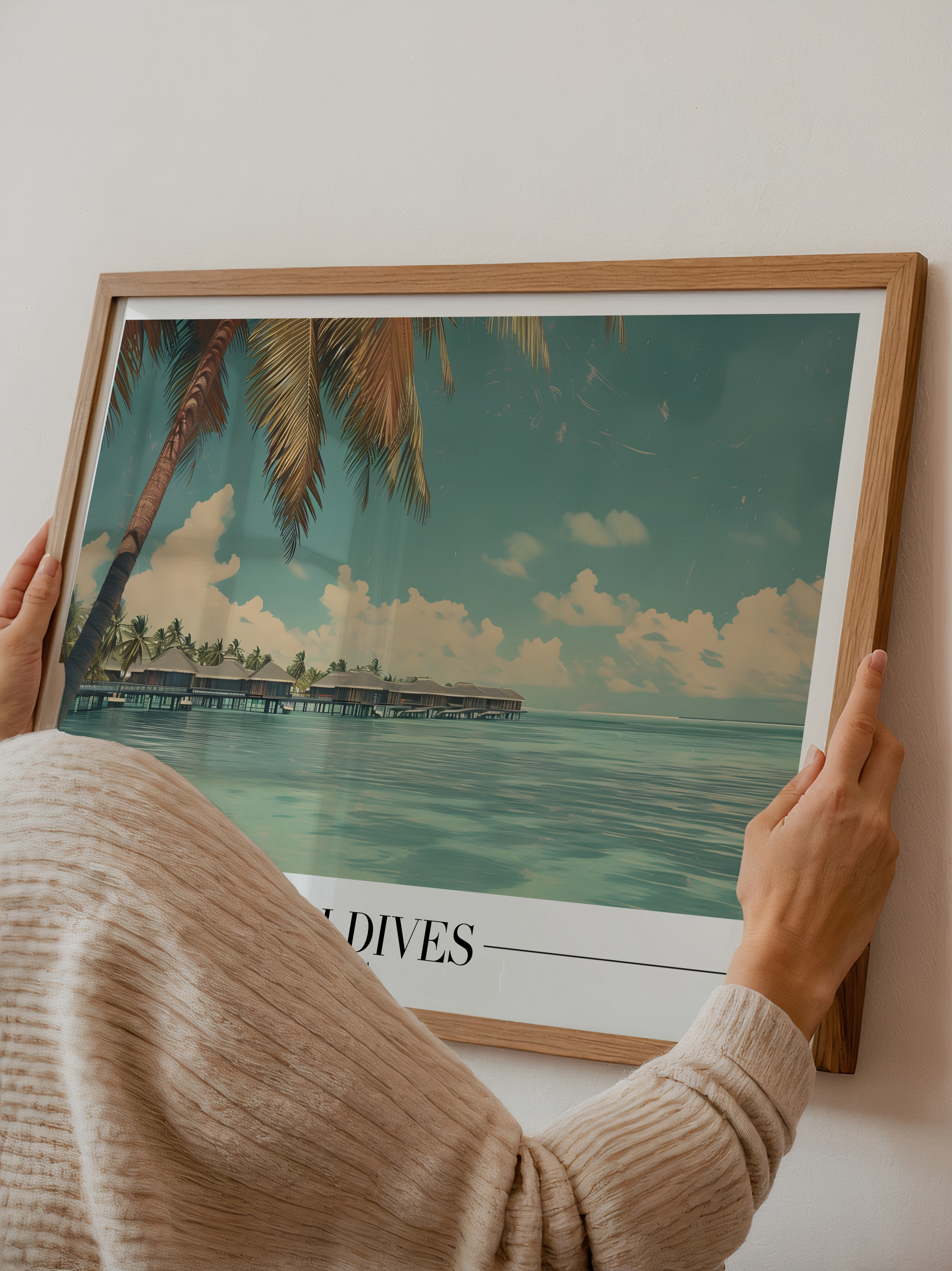 Maldives Paradise Poster