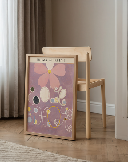 Hilma af Klint The Pink Flower Poster