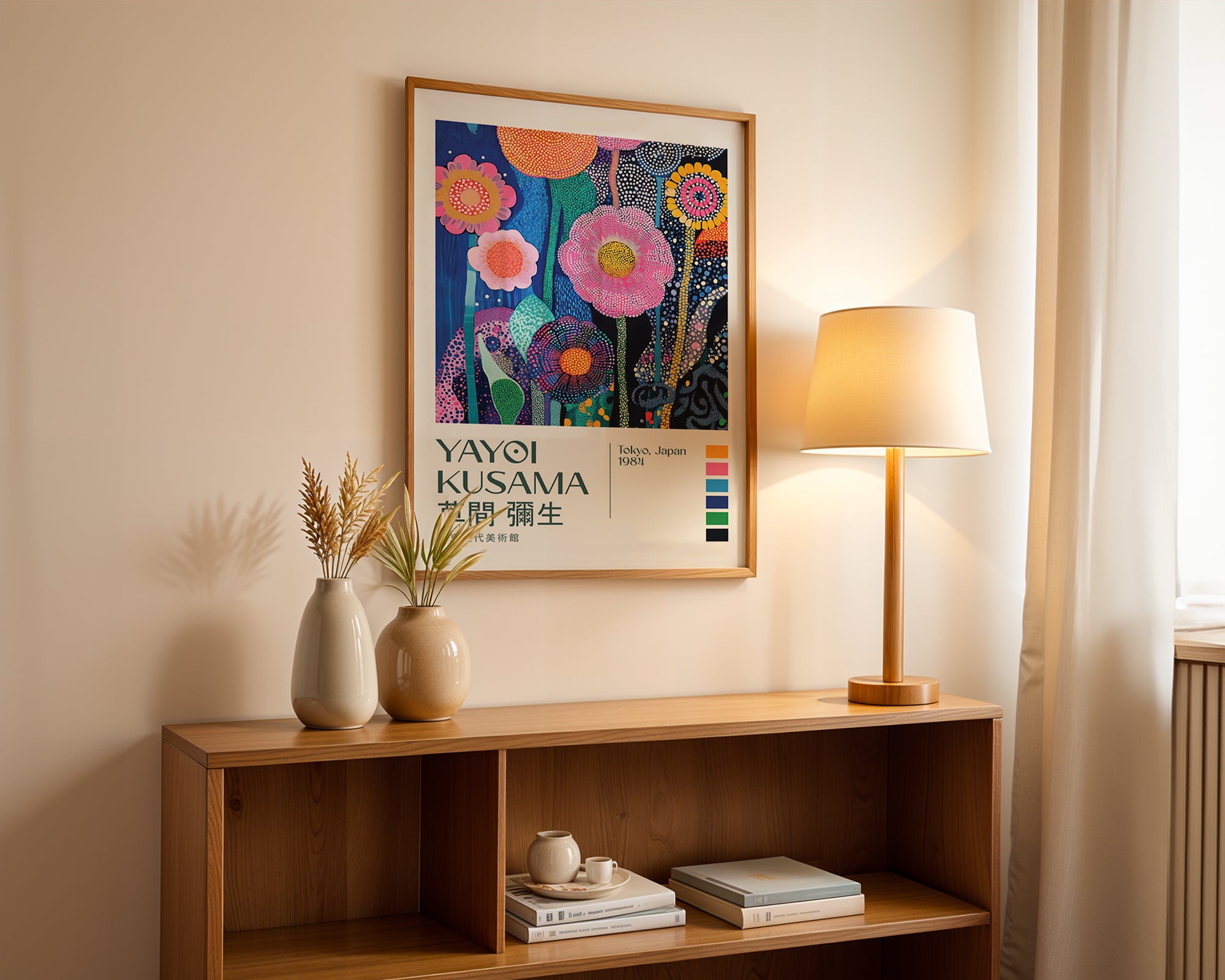 Yayoi Kusama Blooming Infinity Poster