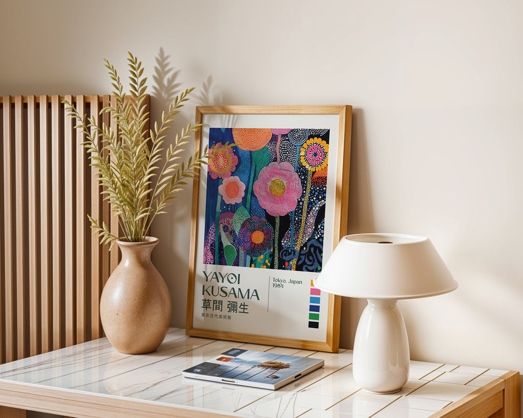 Yayoi Kusama Blooming Infinity Poster
