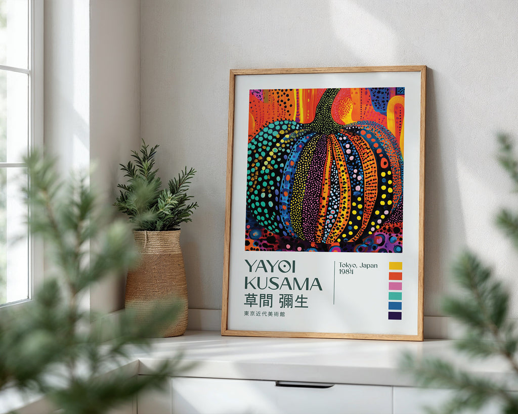 Yayoi Kusama Carnival Pumpkin Poster
