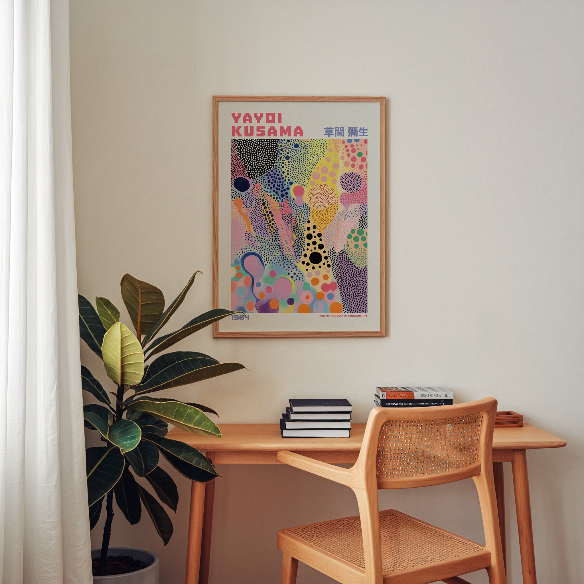 Yayoi Kusama Colorful Dots Poster