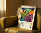 Yayoi Kusama Colorful Pumpkin Cluster Poster