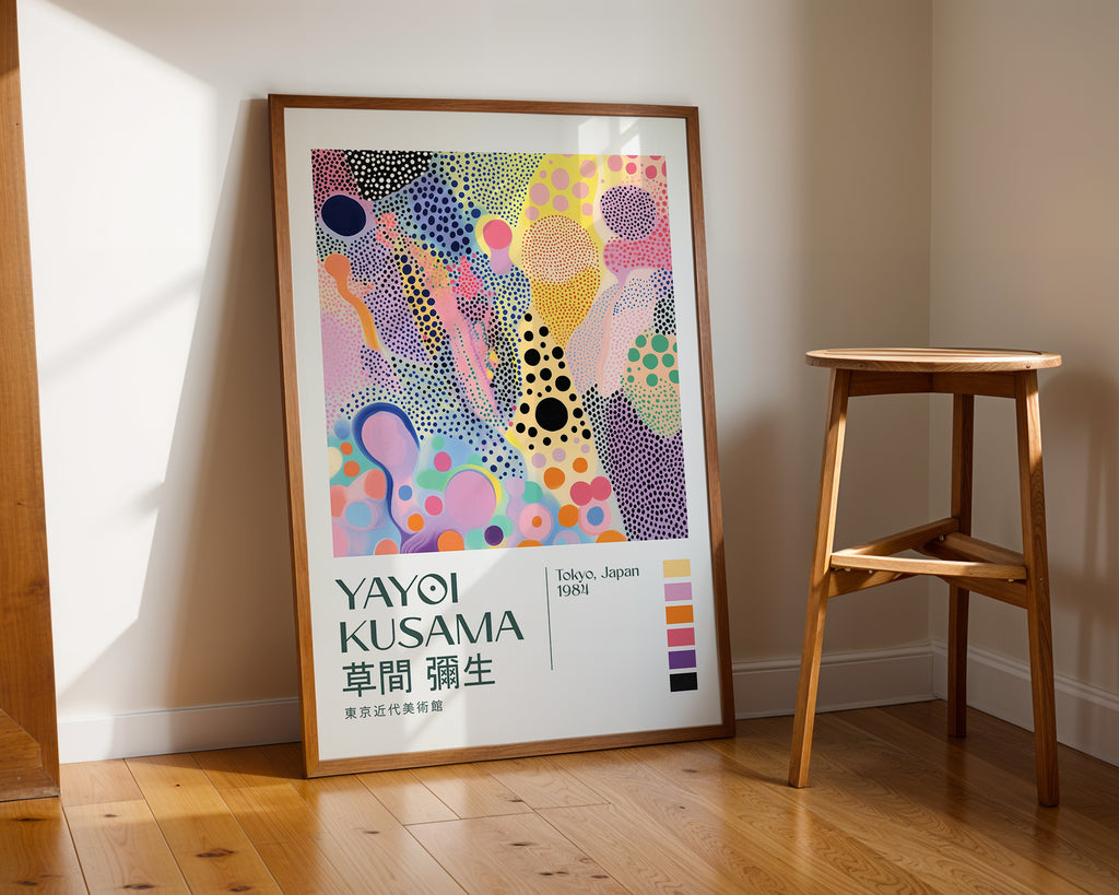 Yayoi Kusama Dreaming Constellations Poster