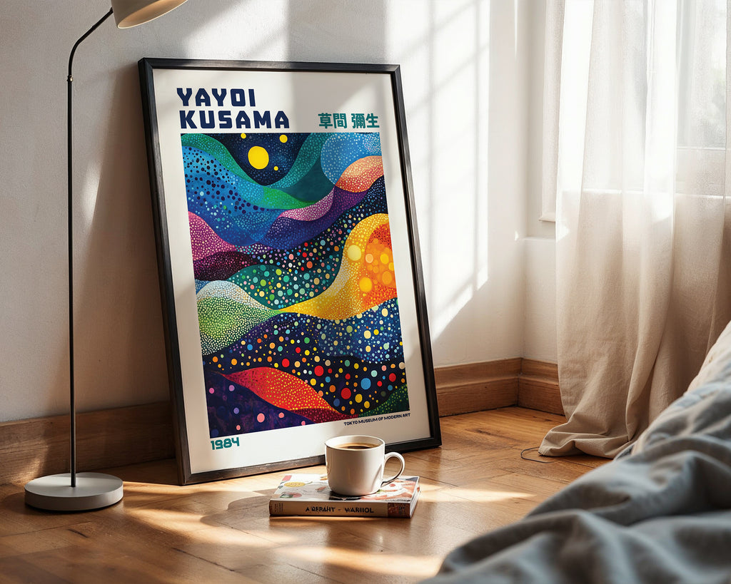 Yayoi Kusama Infinite Waves Poster