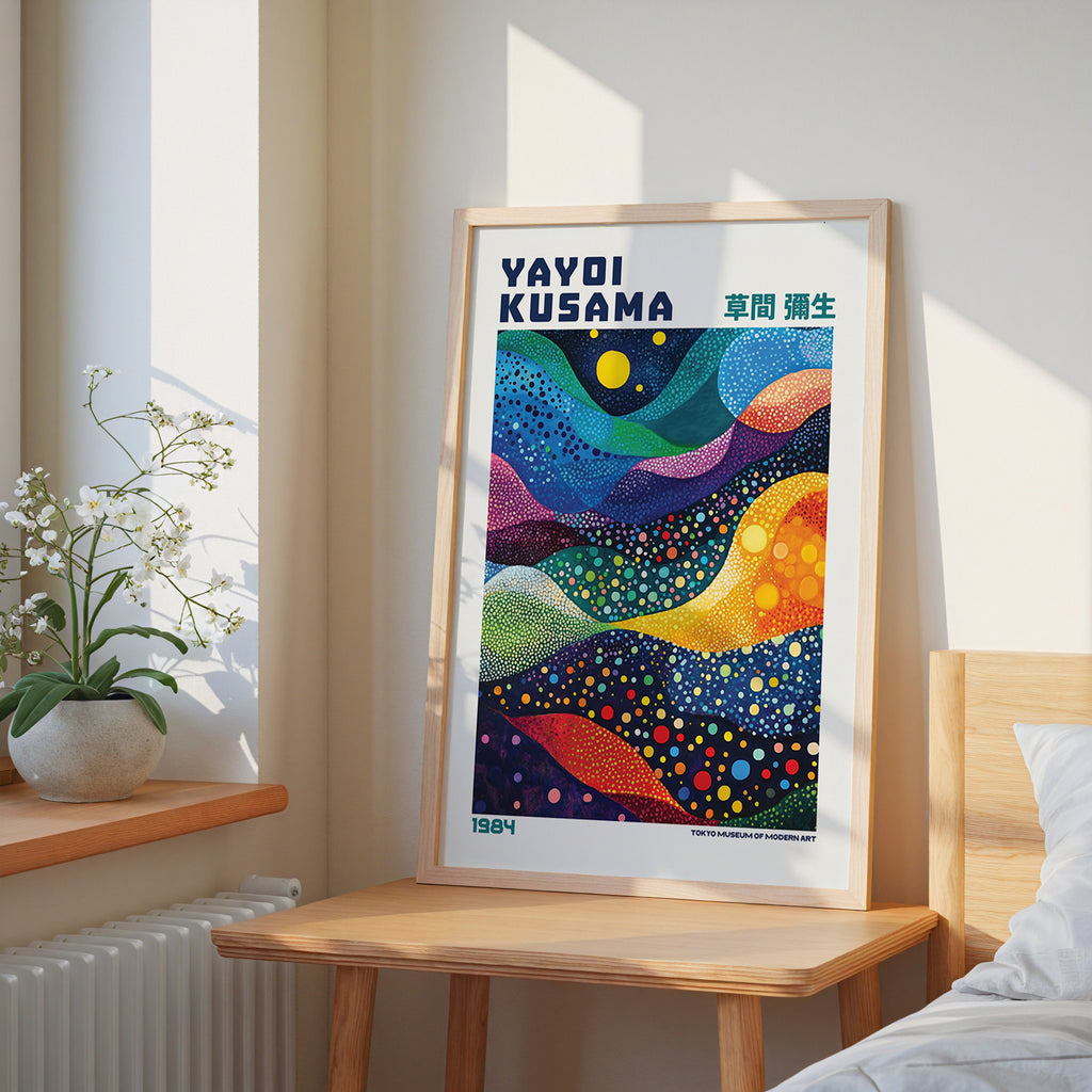 Yayoi Kusama Infinite Waves Poster