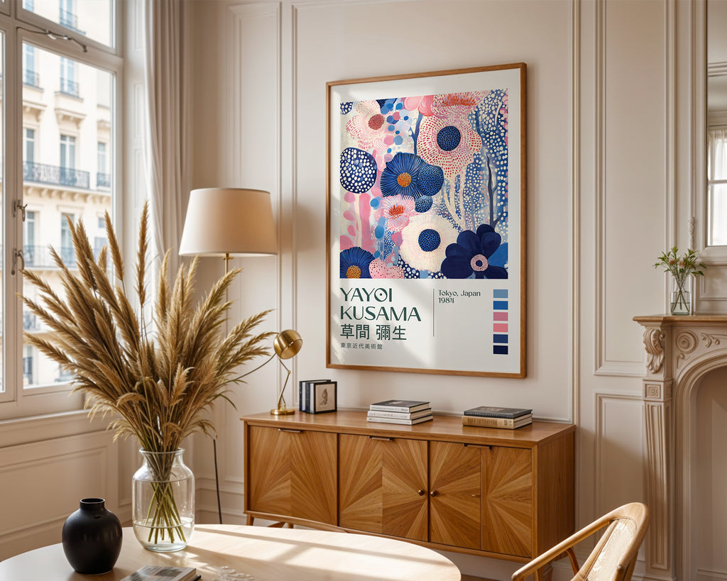 Yayoi Kusama Midnight Blossom Poster