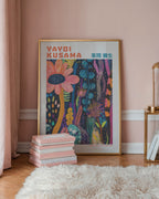 Yayoi Kusama Midnight Floral Rhythm Poster