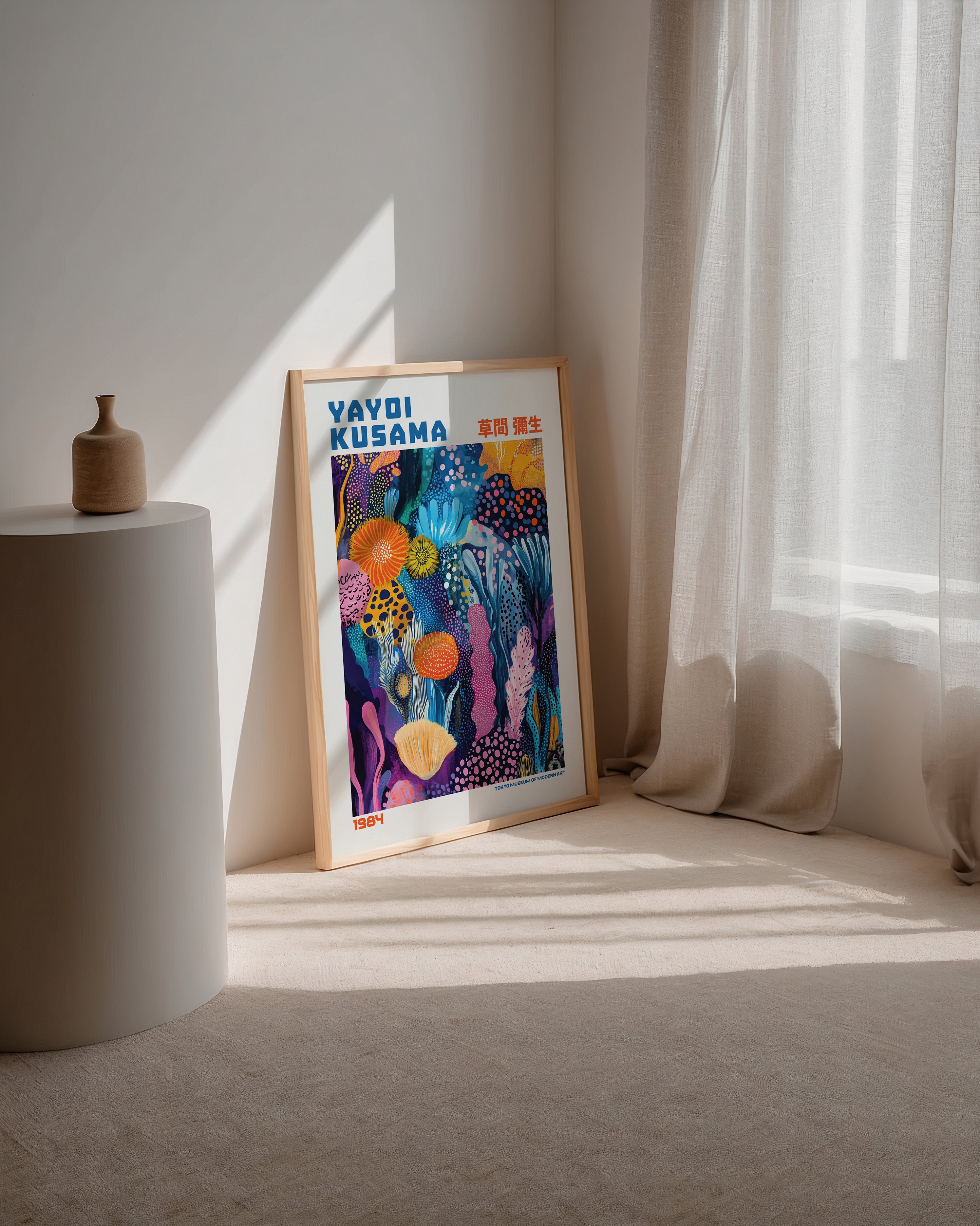 Yayoi Kusama Ocean Garden Poster