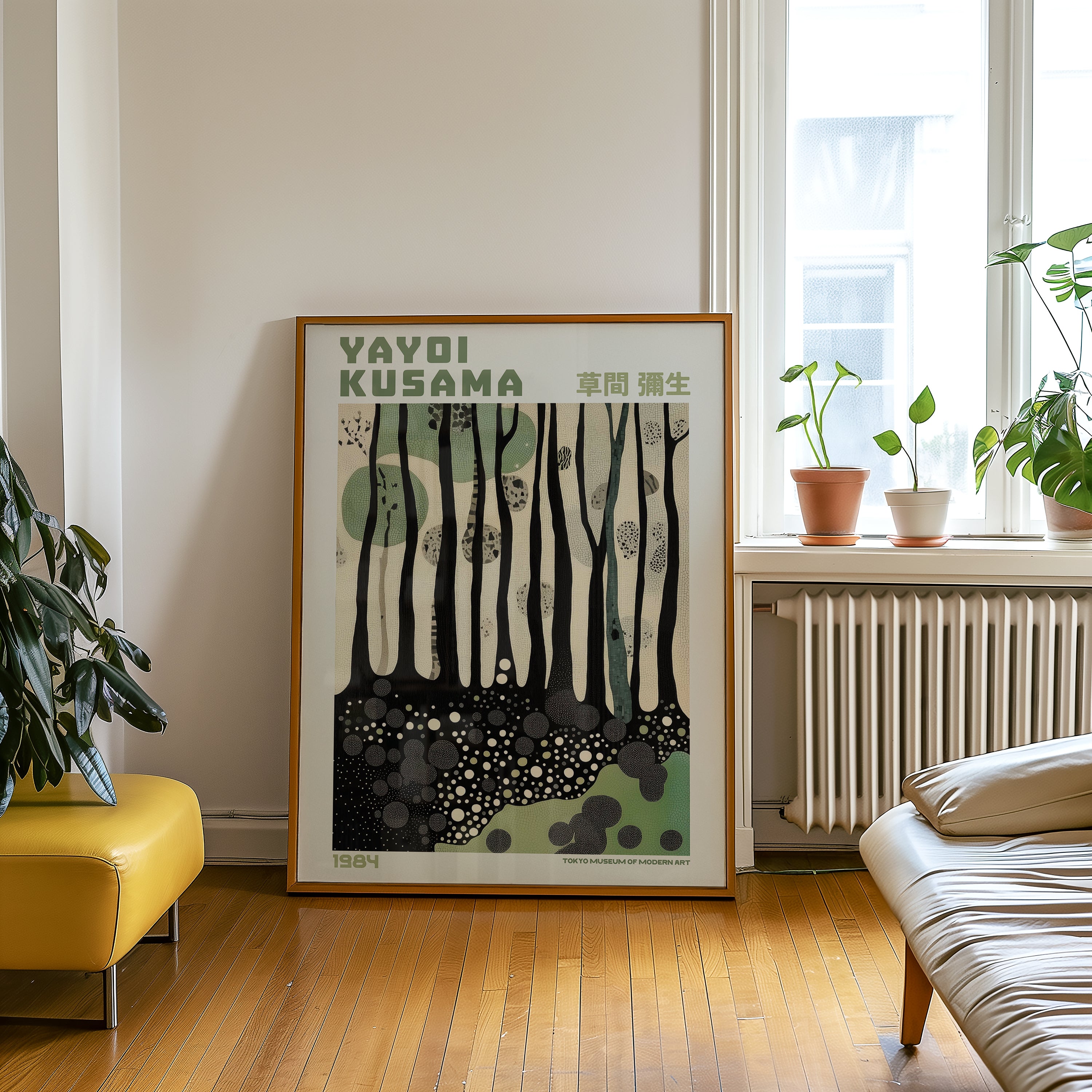 Yayoi Kusama Whispering Forest Poster