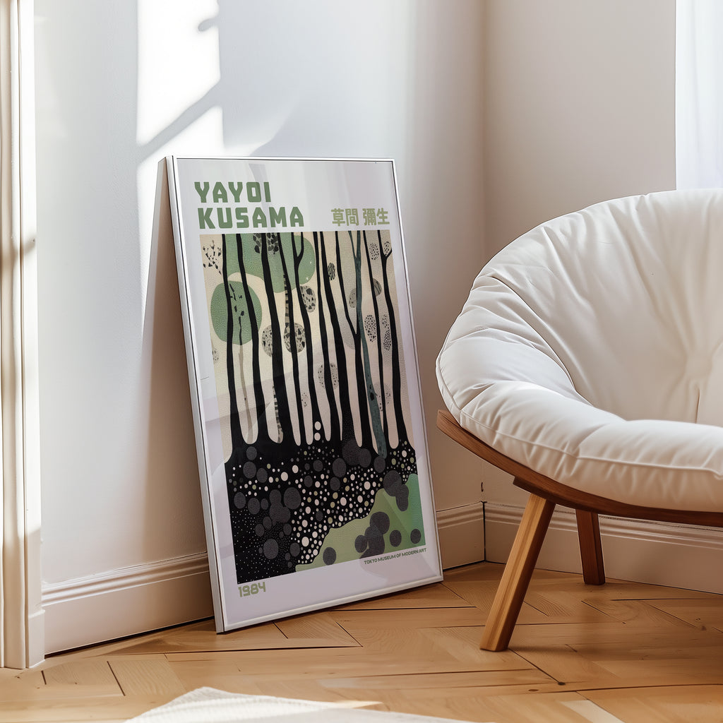 Yayoi Kusama Whispering Forest Poster