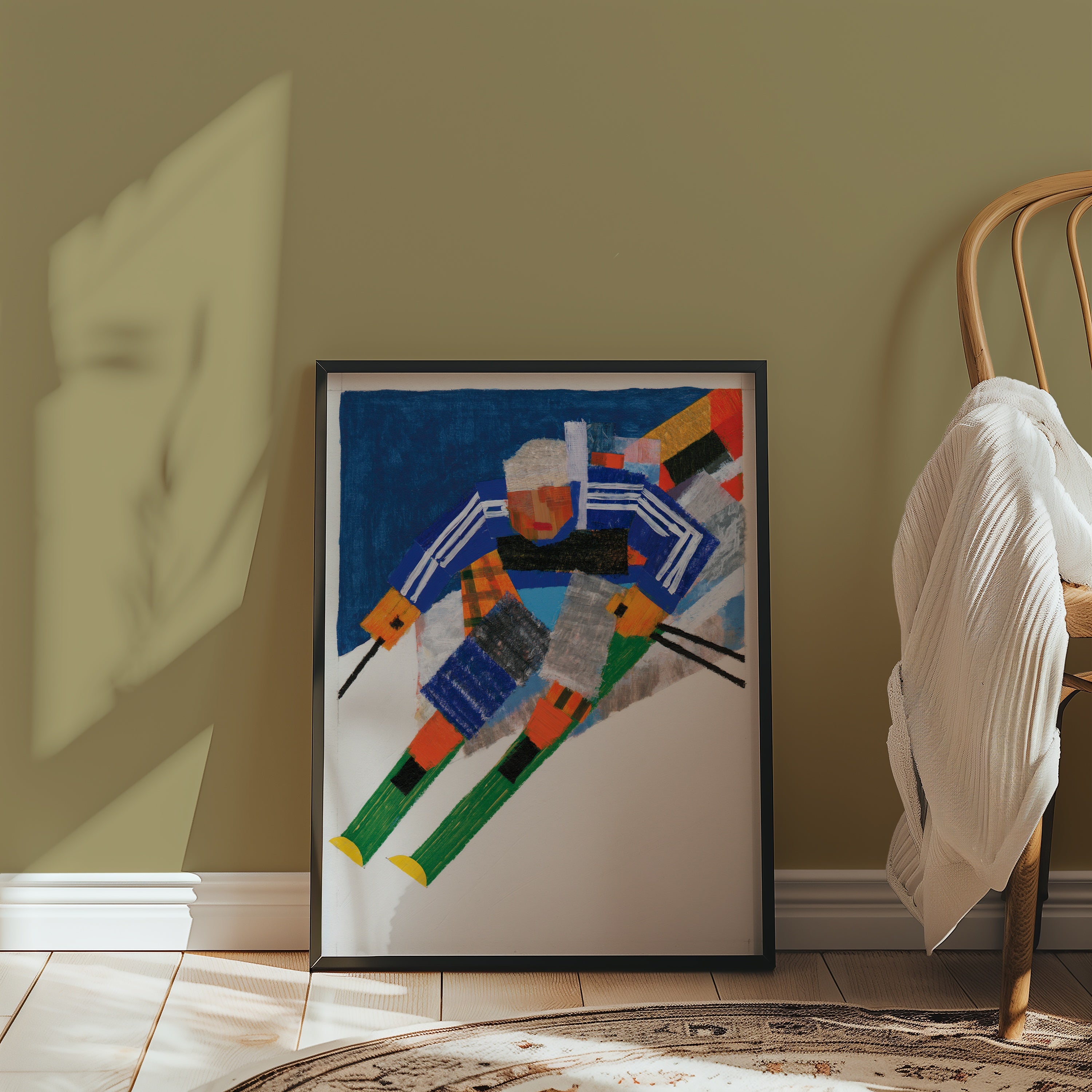 Alpine Descent Poster – i rum 1