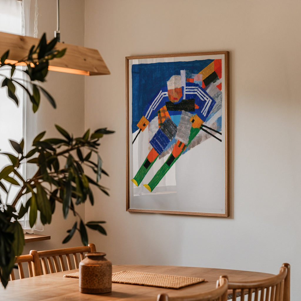 Alpine Descent Poster – i rum 3